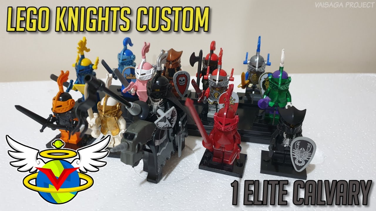 Lego Knights Custom Minifigure Castle | Lego minifigures | Part 1 | Castle Theme | Moc | Medieval