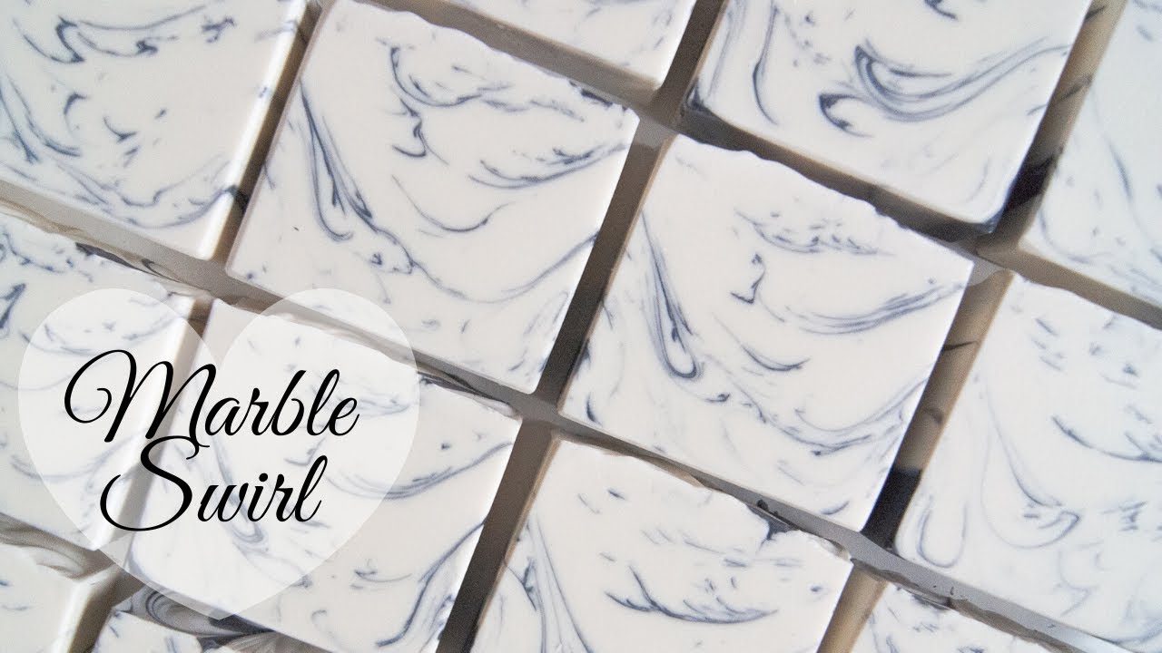 Marble Soap Technique - Marble Swirl Cold Process Soap Making