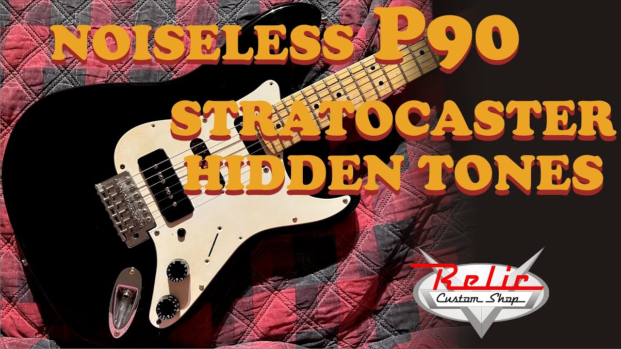 I tested a Noiseless P90 with a Cocked Wah tone capacitor in my Strat