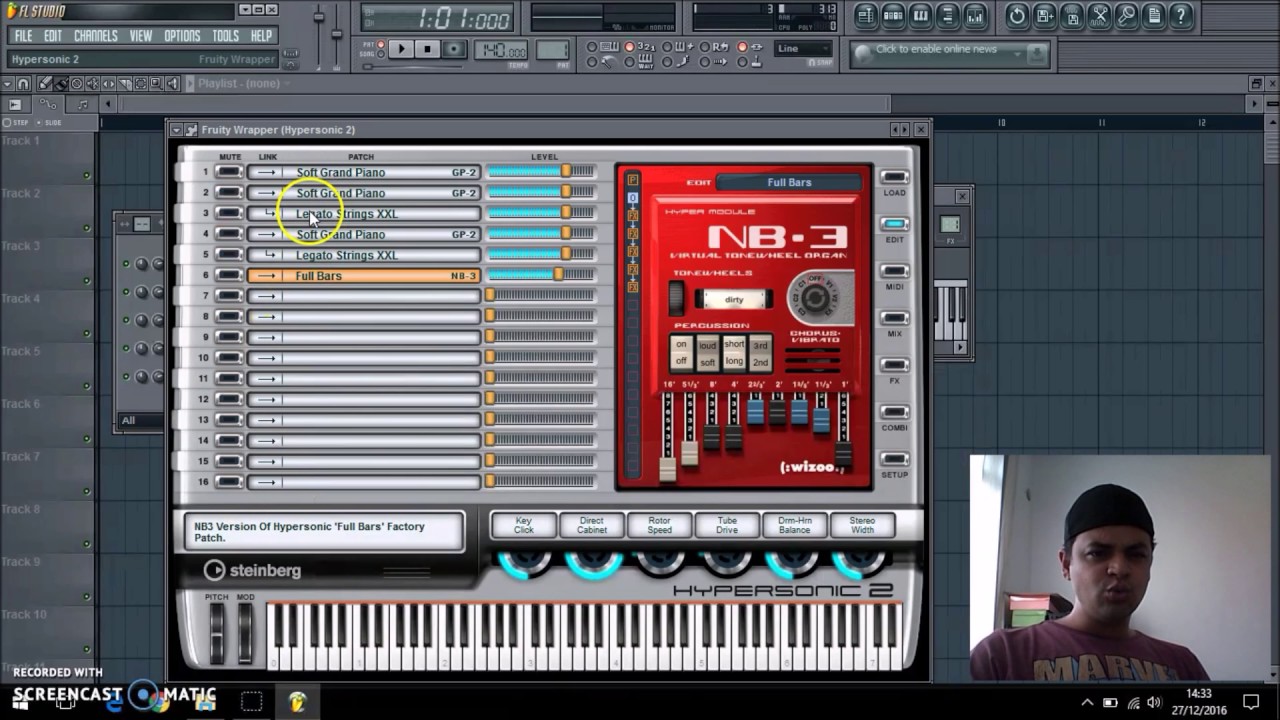 como usar Hypersonic 2 ao vivo com FL studio