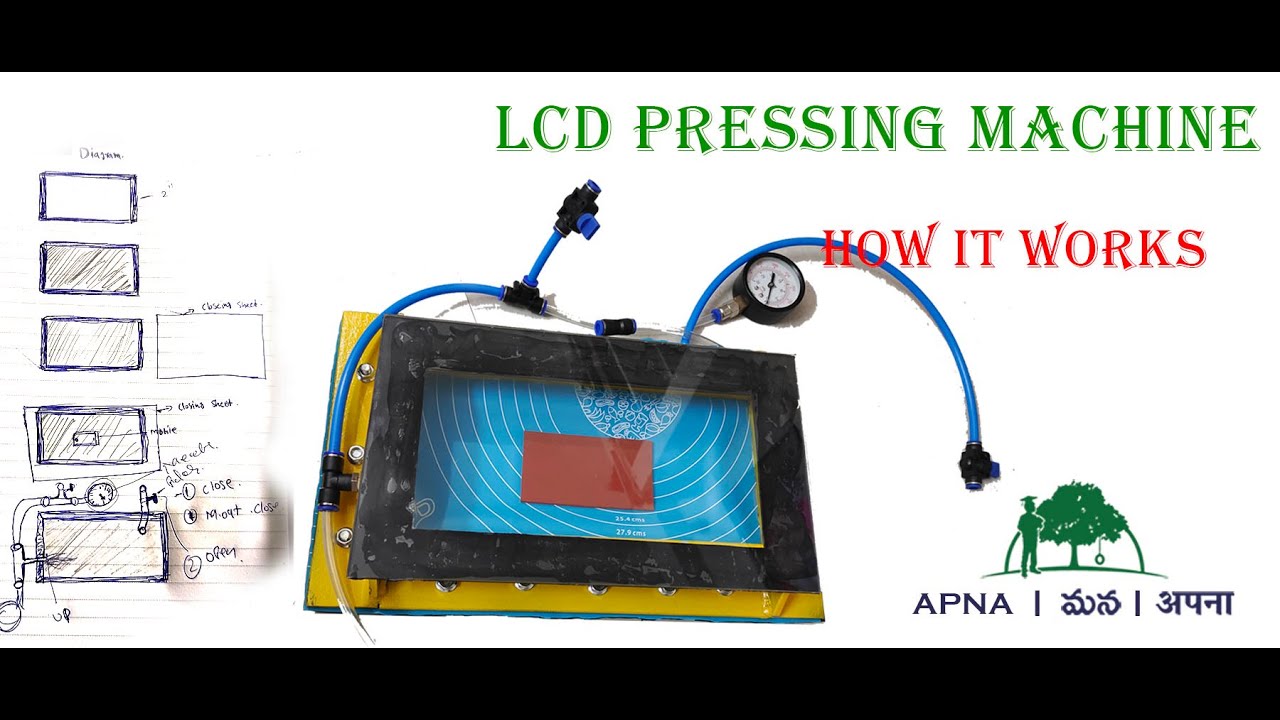 Home Made LCD Pressing Machine HOW IT WORKS | Making Process | Mobile Repairing Tool