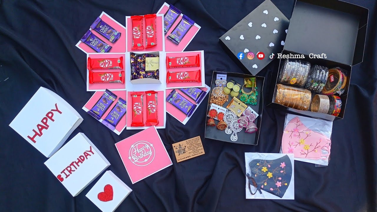 Birthday Gift For Girlfriend || Gift Combo Idea || Handmade Gift Box For Girlfriend || DIY Gift Box