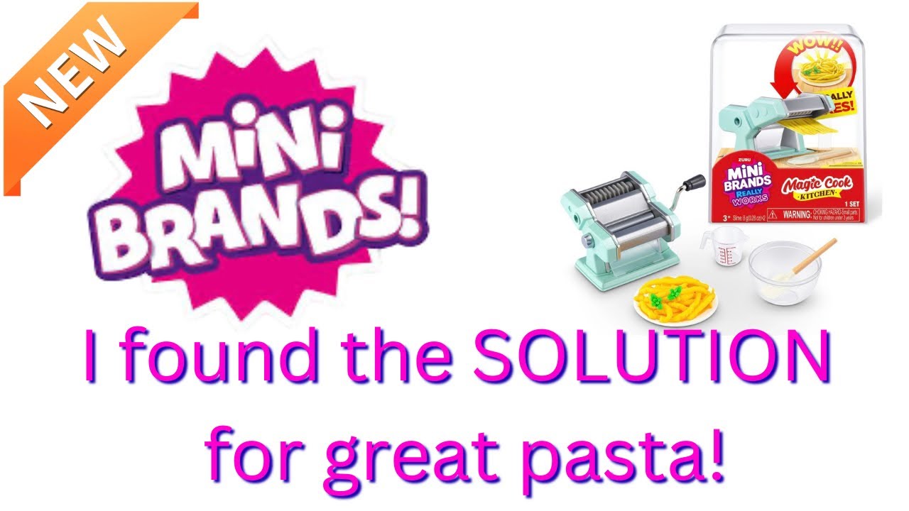 Let’s make Pasta-MiniBrands & MiniVerse Collide @officialminiverse @ZuruToys #miniverse #minibrands 