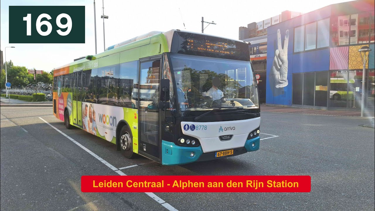 [Arriva ZHN] Trajectfilm Lijn 169 Leiden - Alphen aan den Rijn | 4K