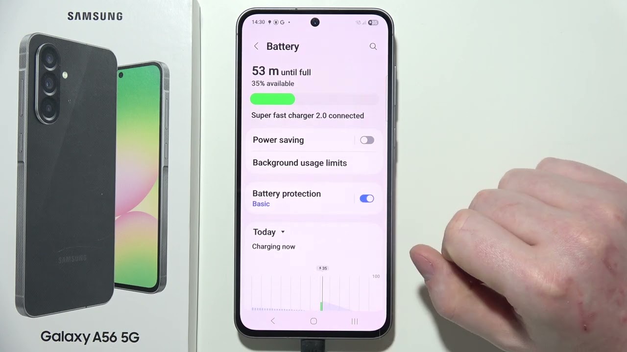 SAMSUNG Galaxy A56 5G: How to Turn On Battery Protection
