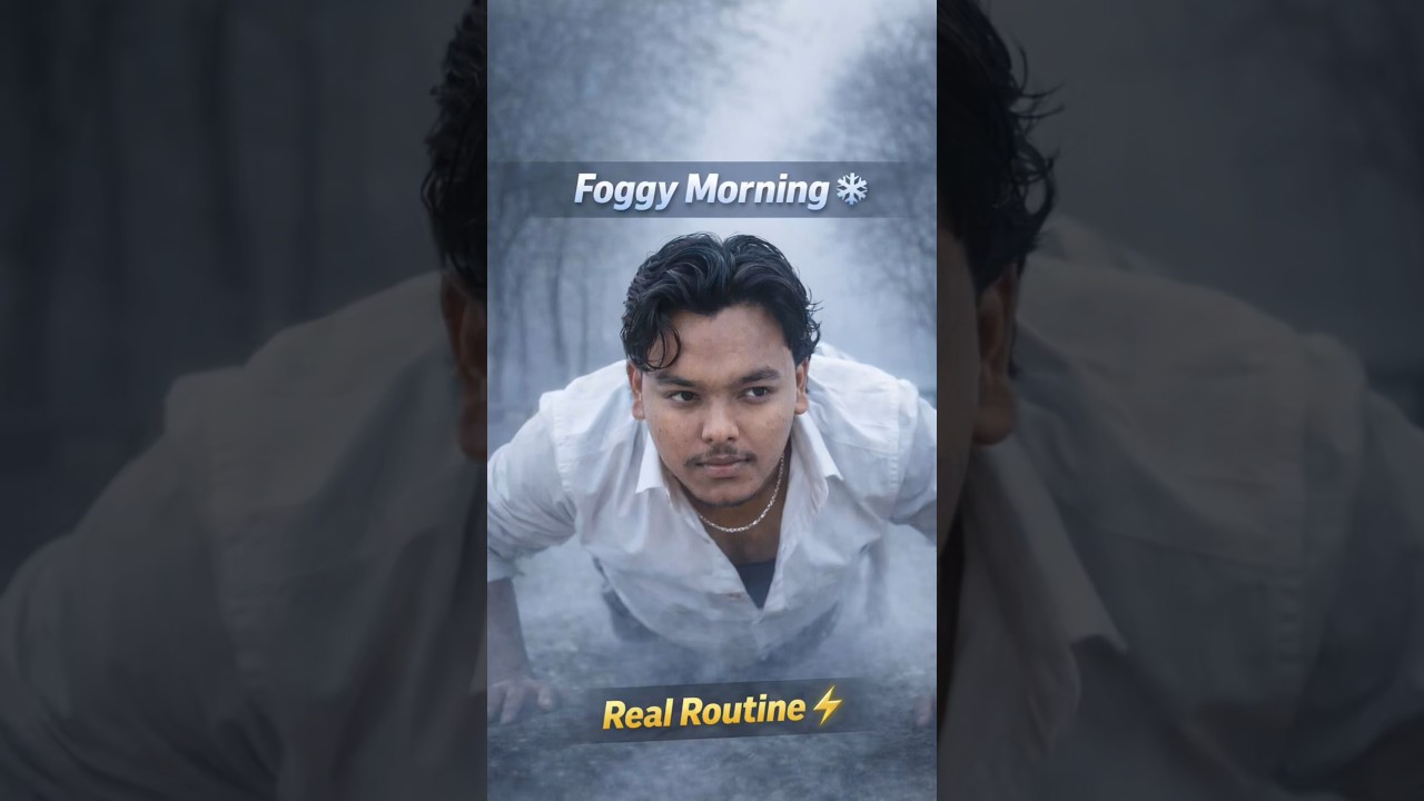 Foggy Morning Routine ❄️ | Real Life Discipline | No Motivation Just Habit