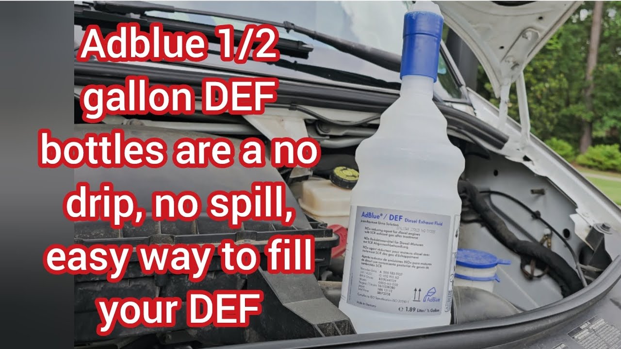 No Spill, No Drip, No Mess DEF Filling for Leisure Travel Vans Sprinter Based Models