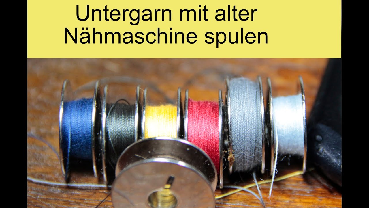 🧵 Untergarn aufspulen 🧵