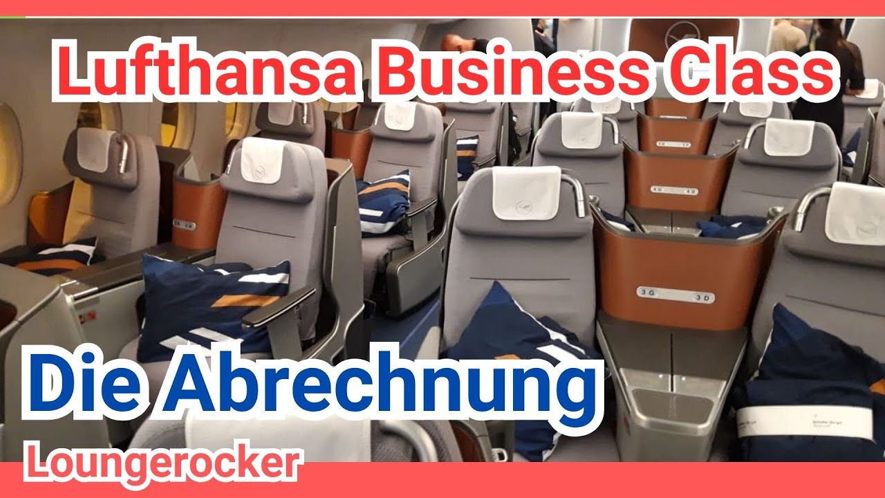 Lufthansa Business Class A350 (meine ehrliche Meinung)