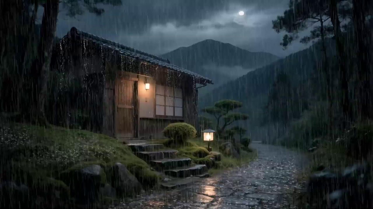 Relax and Heal 🌧️ Rain Sounds Over Tin Roof for Deep Sleep and Inner Calm 💫