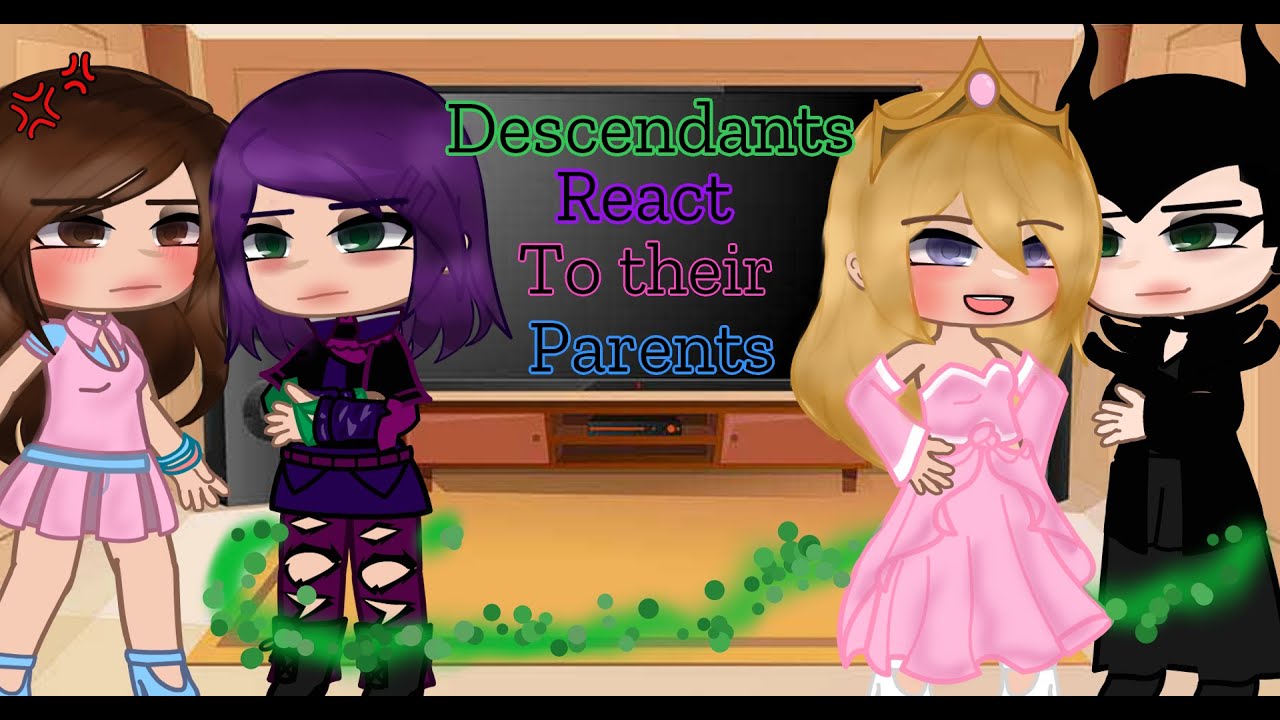 Descendants react to their parents | 2X SPEED!| Addisseyon2.0 |