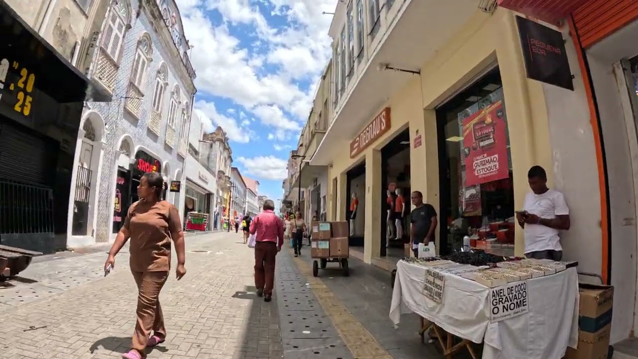 Calçadão região central de São Luís Maranhão