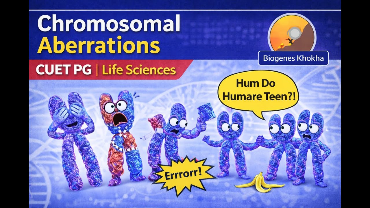 Chromosomal Aberrations|CUET PG|Life Sciences