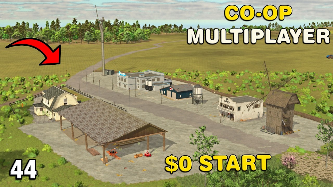 THE NEW TOWN IS REALLY STARTING TO COME TOGETHER CO-OP Multiplayer Survival4X FS25 Ep44