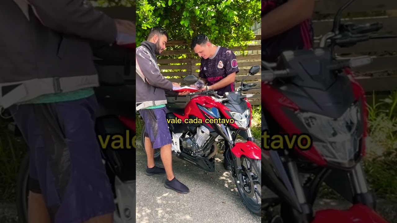 Comprei ganhei CB300 nova 2023