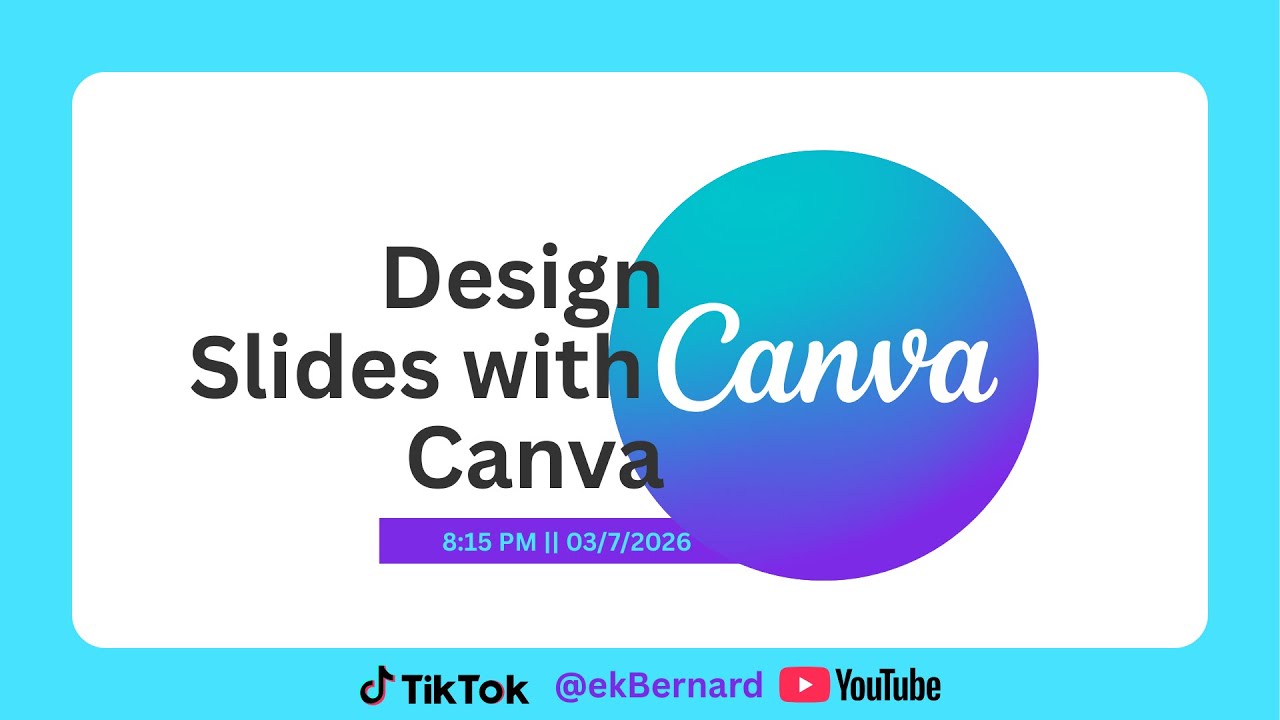 How To Create Slides Using Canva