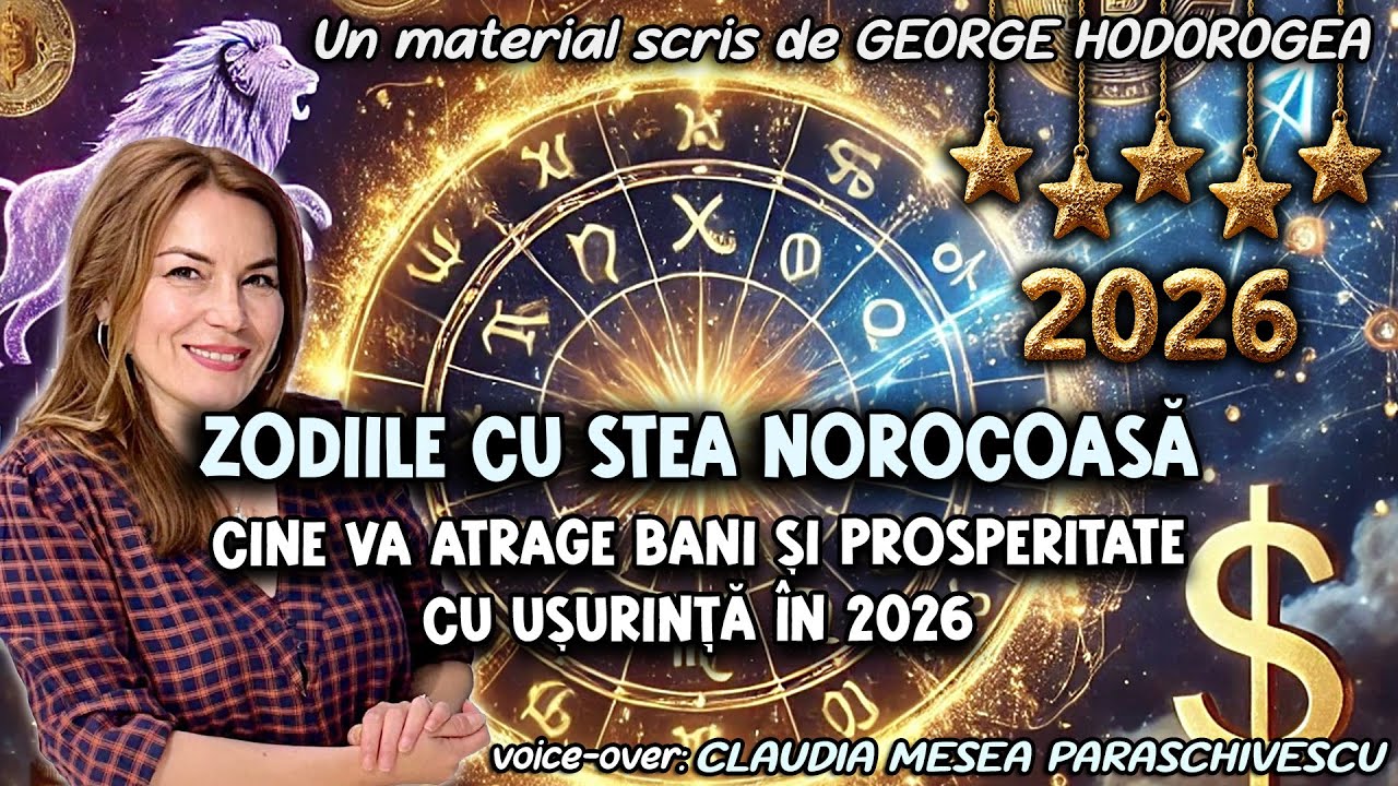 Zodiile cu stea norocoasă * Cine va atrage bani și prosperitate cu ușurință în 2026