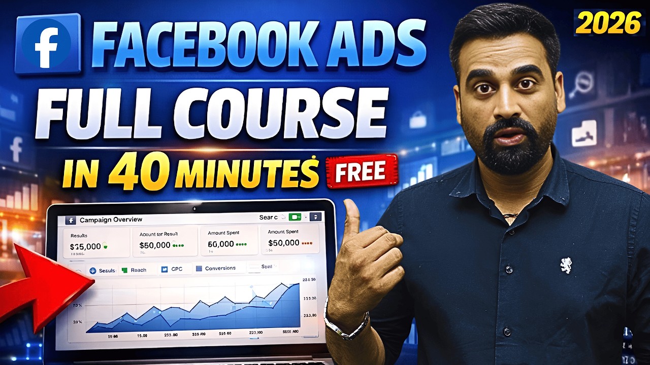 Learn How To Run Facebook Ads In 2026 | Facebook Ads Course For Beginners | Hindi 2026