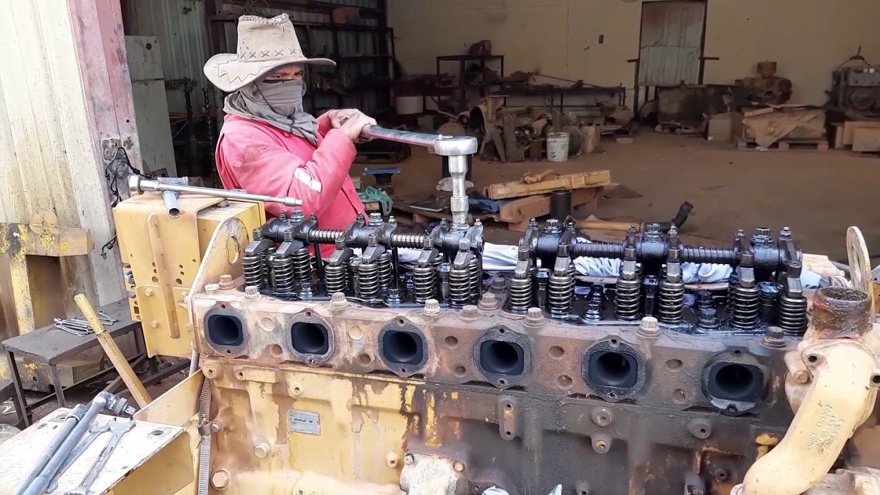 Caterpillar 3406 problem..oil come inside radiator what is the reason.