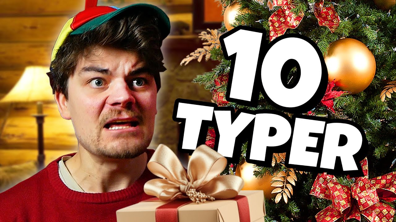 10 Julegave Typer