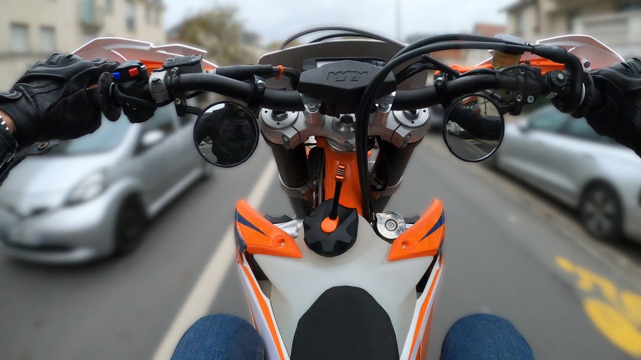 KTM 450 Supermoto - City ride