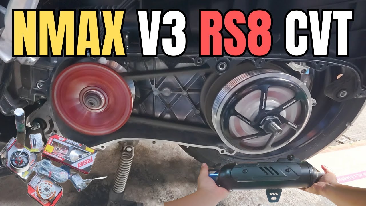 RS8 Full Cvt on NMAX V3 | Test Ride | Rs8 Redlak | Neoboys