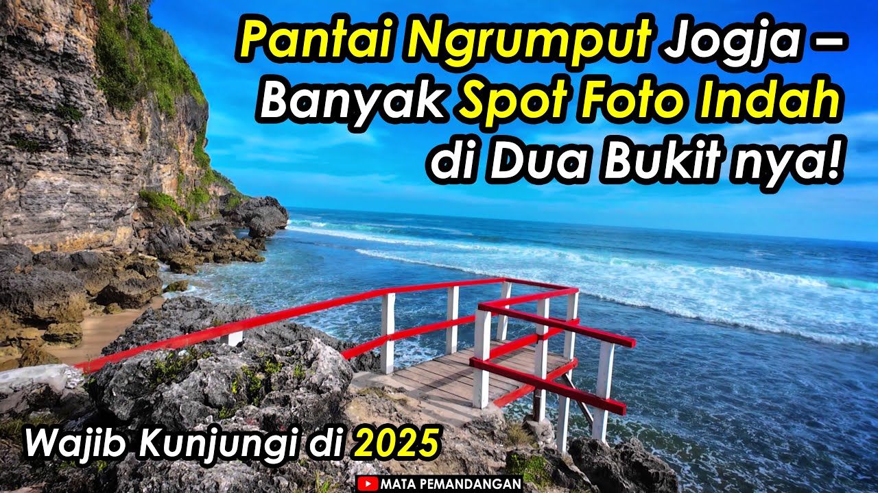 Jalan & Jelajah Pantai NGRUMPUT Gunung Kidul | Surga Tersembunyi Wisata Yogyakarta Kunjungi di 2025