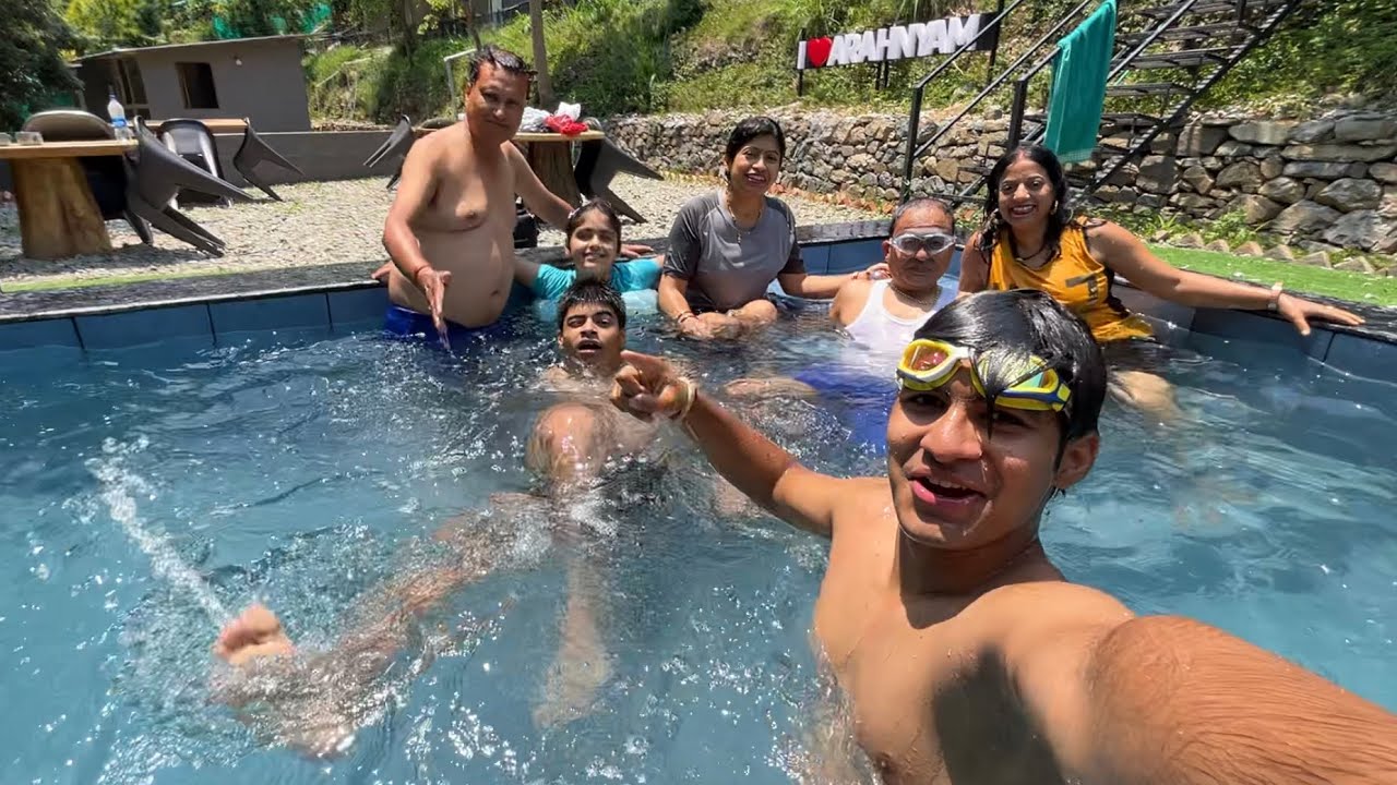 Pool Party With Family 😍 Full Enjoy