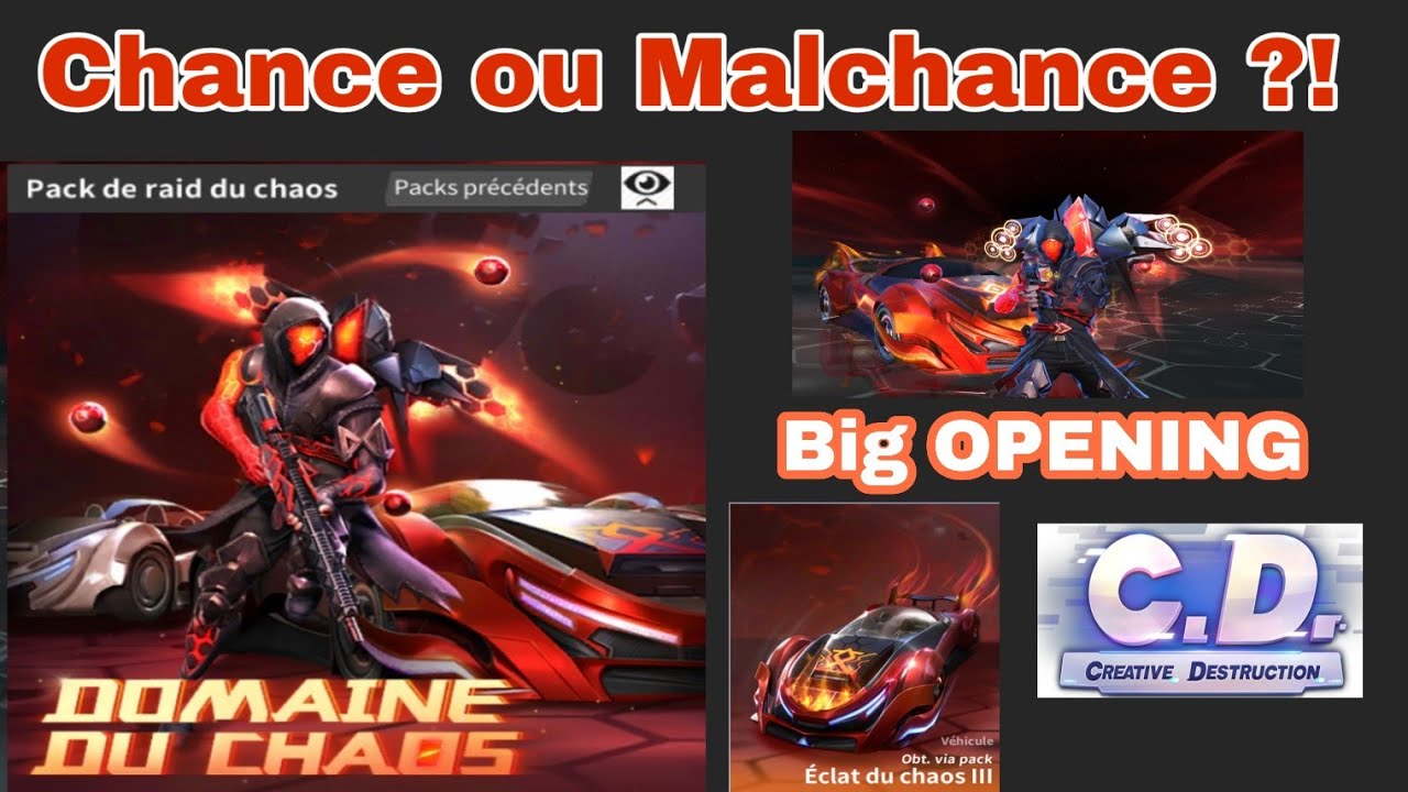 Creative Destruction (Fr) | Gros Pack OPENING pour le DOMAINE DU CHAOS !!