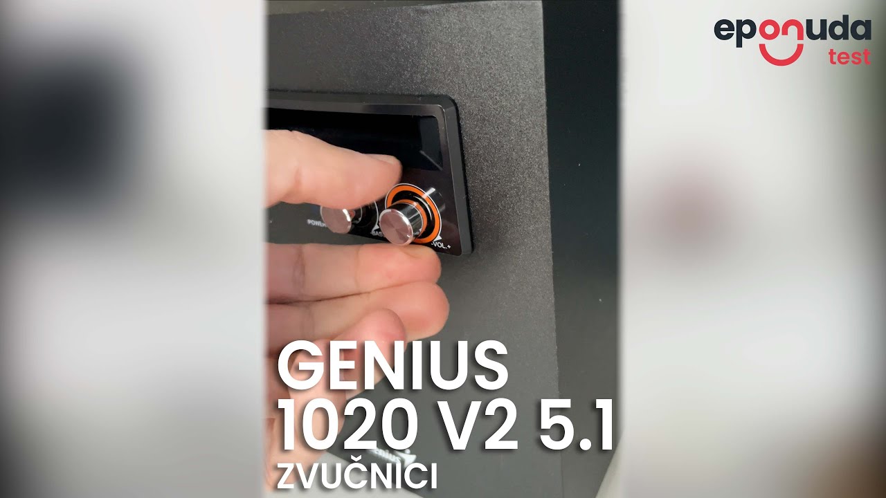 Genius SW-5.1 1020 v2 5.1 test - najjeftiniji 5.1 zvučnici