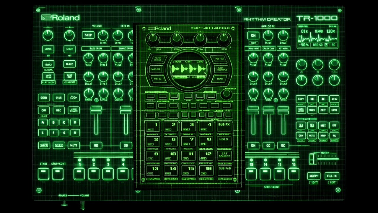 Orbital - TR-1000 RhythmSampled from Roland.