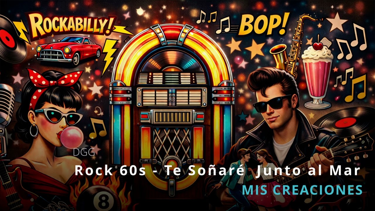 Mis Creaciones - Rock 60s - Te Soñaré Junto al Mar - Rock 60s Romántico con Saxo