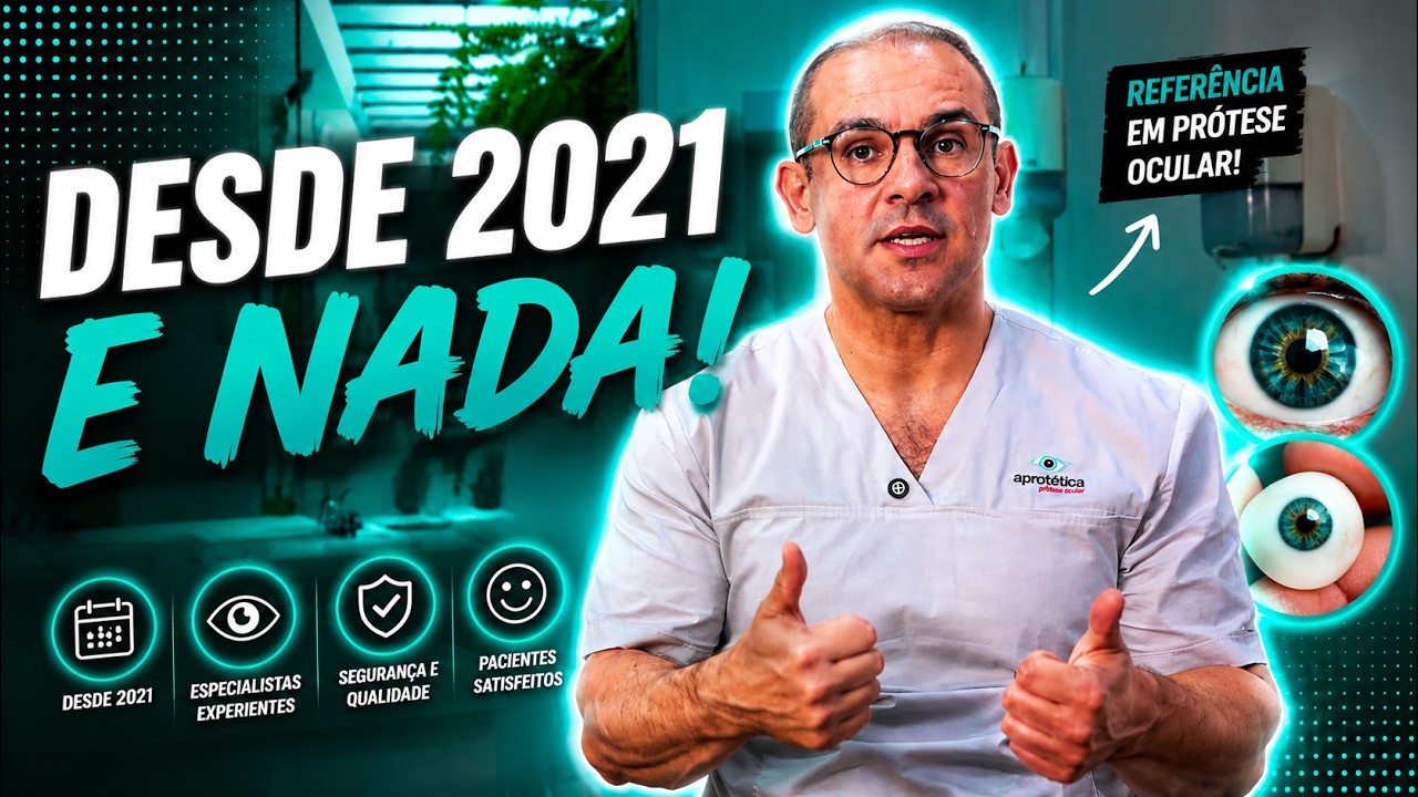Pare de desculpas por não ter fechado sua prótese ocular!