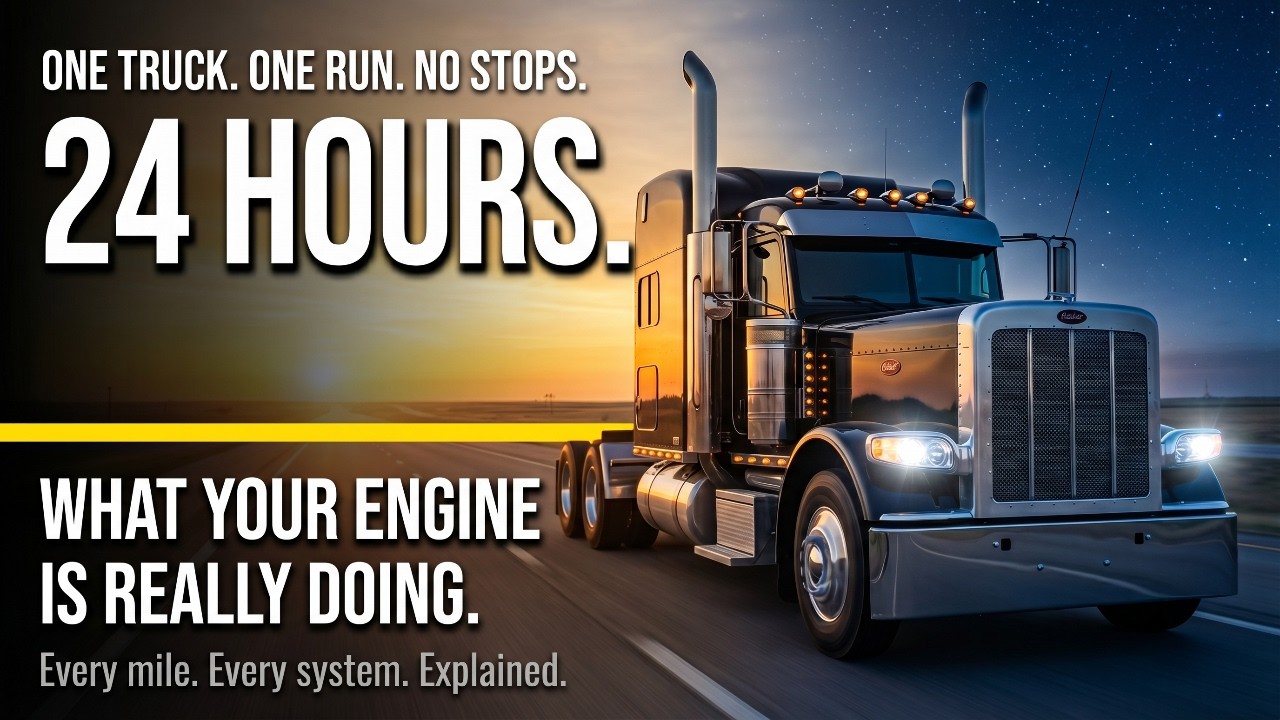Inside a Truck: 24 Hours of Hidden Mechanical Life