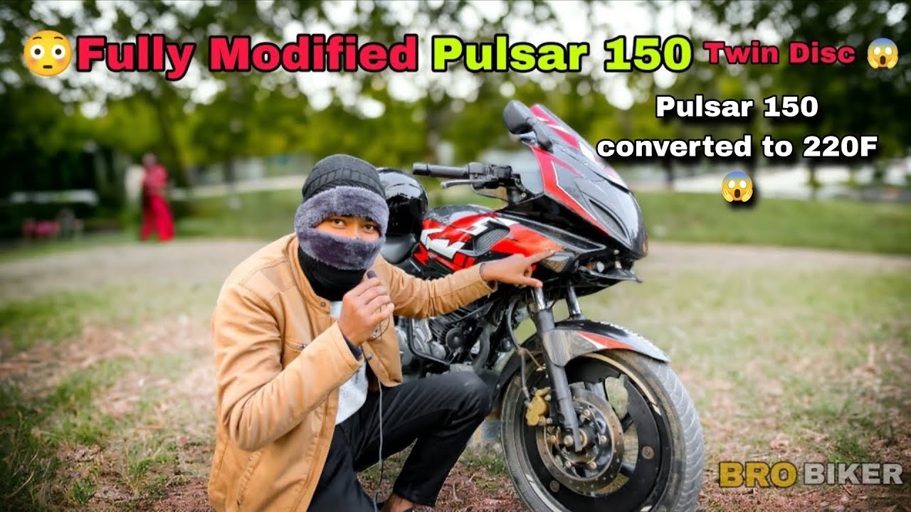 Pulsar 150 converted 220F 😱😀 || Modifications Cost ? 
