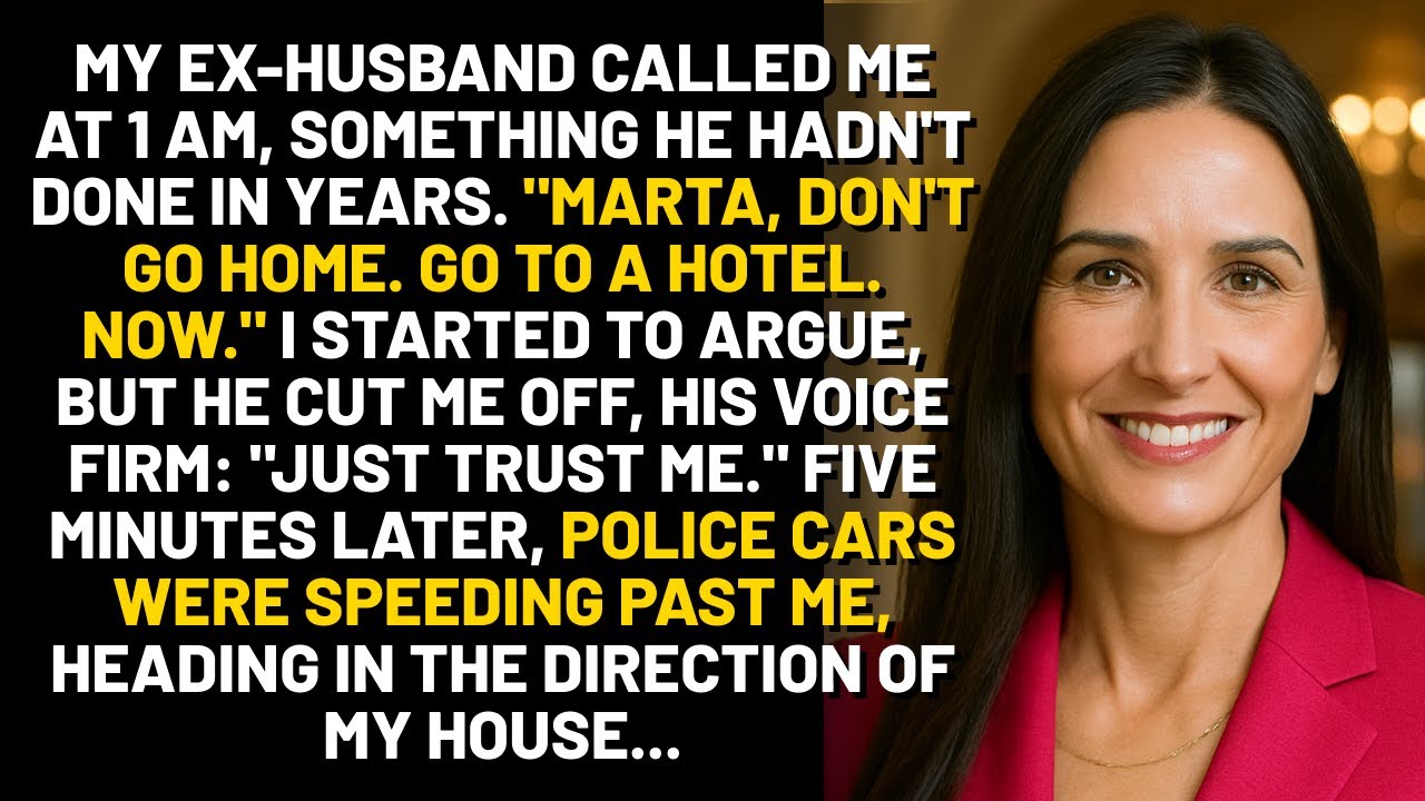 My Ex-Husband Called At Midnight: ‘Don’t Go Home.’ Minutes Later, Police Surrounded My Street...
