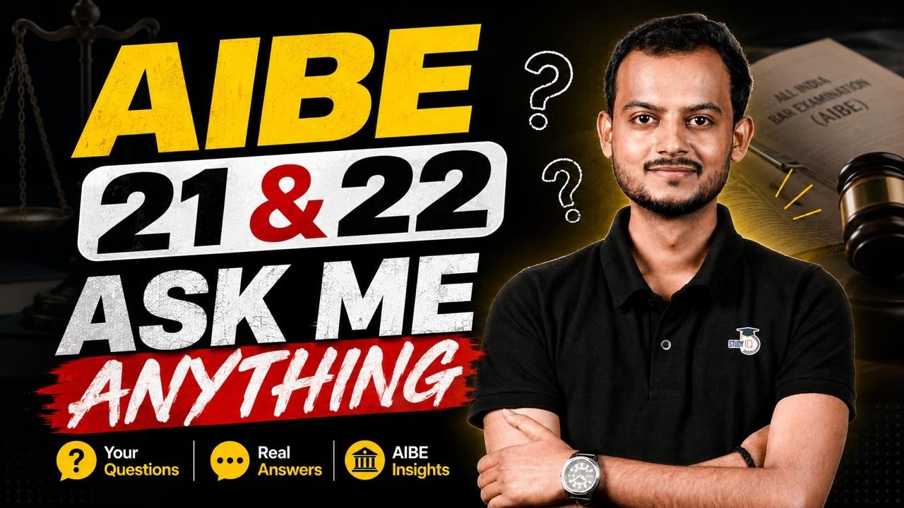 AIBE 21 & 22 Big Updates? Ask Me Anything! 🤔 By Pranjal Singh