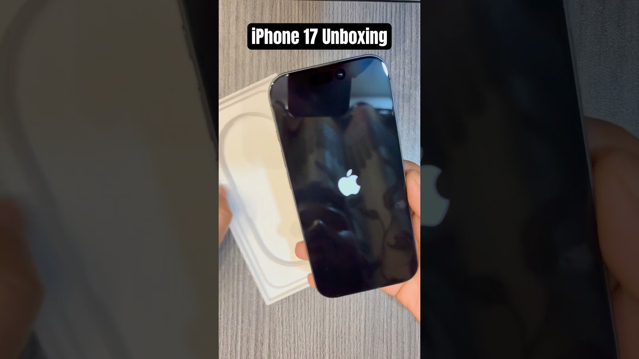 Iphone 17 unboxing 