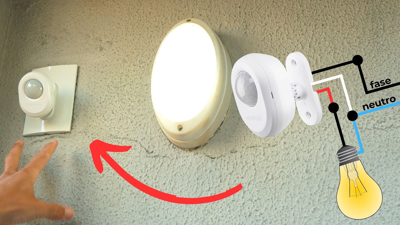 Como instalar um Sensor de Presença e Movimento para Iluminação passo a passo
