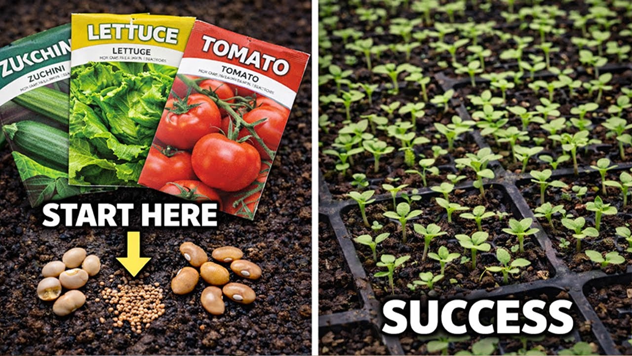 EASIEST Vegetables to Start From Seed (Clear Signals)