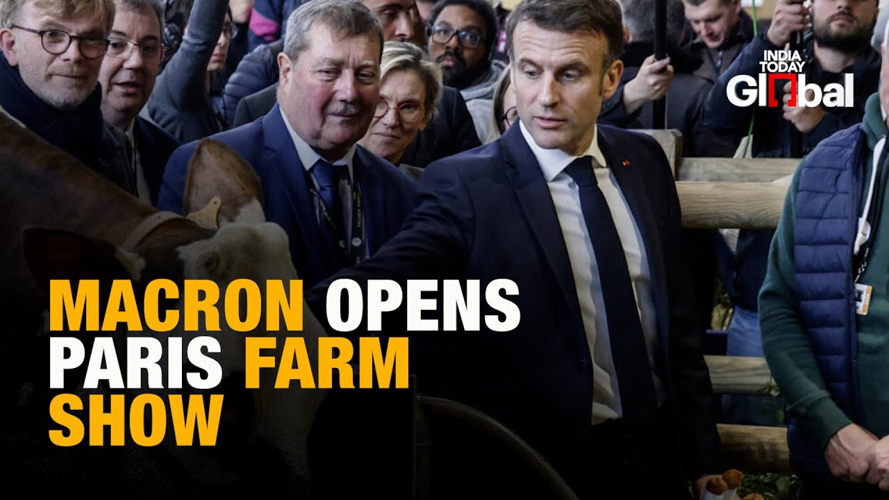 LIVE: French President Emmanuel Macron Opens the Paris Farm Show | Agriculture & Politic