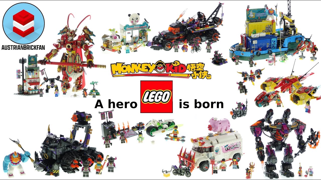 All Lego Monkie Kid A Hero is Born Sets / Wave 1 - Lego Speed Build Review