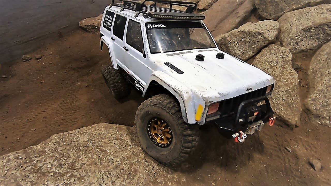 RC Rock Crawler Competition Class 1,2,3,24th / INJORA Defender Cherokee Rubicon on TRX4 Sport SCX24