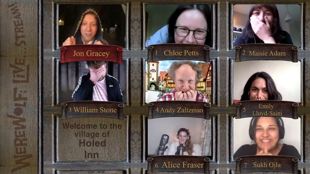 Werewolf: Live...Stream! Episode 4, with Andy Zaltzman and Alice Fraser!