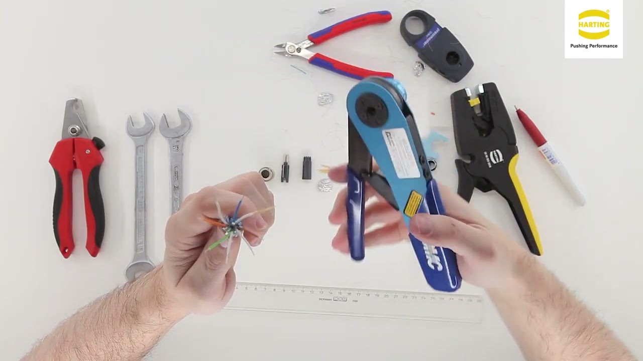 Crimp M12 Slim Design X-coded