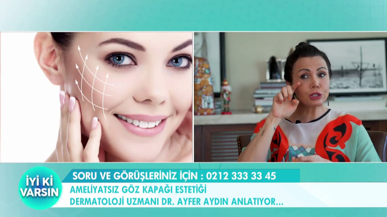 LAZERLE AMELİYATSIZ GÖZ KAPAĞI ESTETİĞİ ! Dr. Ayfer Aydın