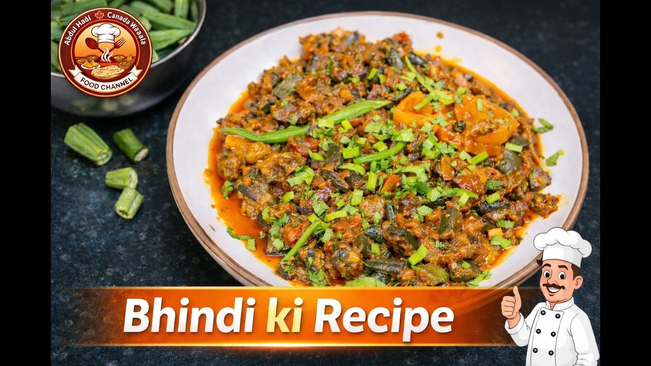 Bhindi Ki Recipe 🌿 | Easy & Delicious Bhindi Masala 😋 | Homemade Style 🏡