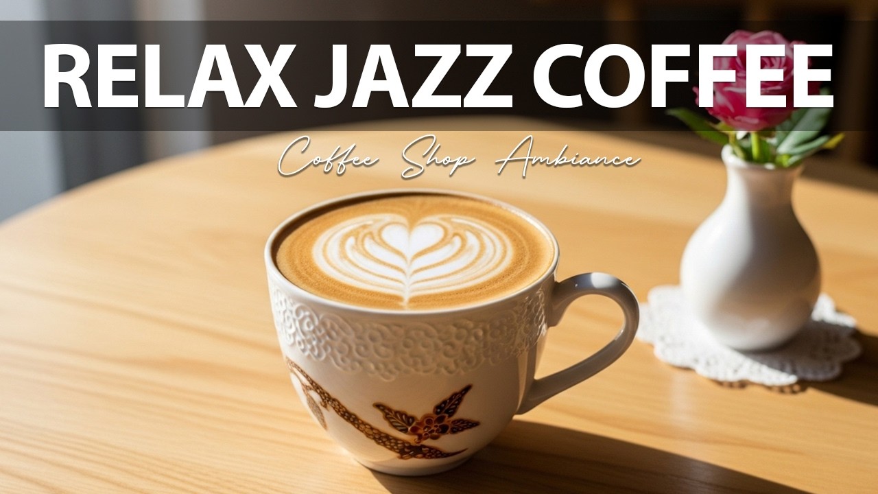 Relax Jazz Music ☕ Coffee Sop Ambiance for Relaxing, Great Moods and Happy Moods