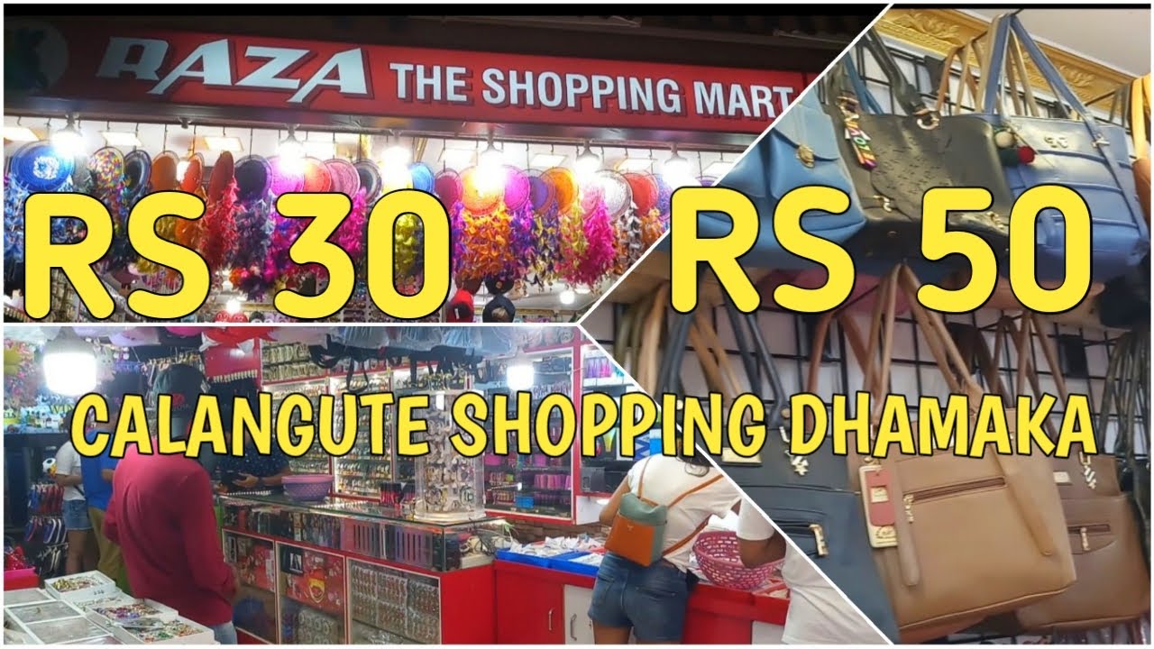 Shopping in Goa| RAZA Shopping Mart Calangute| Calangute Shopping Market