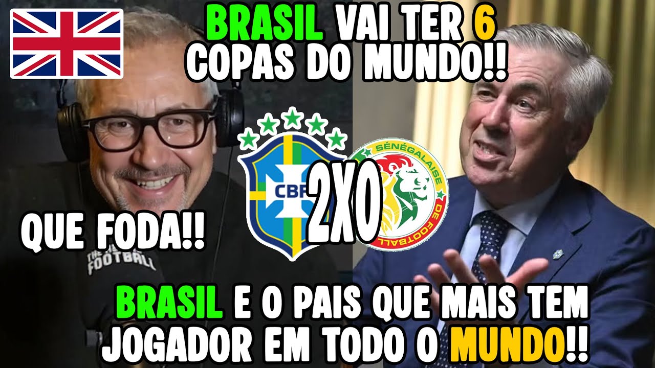 ANCELOTTI FALA PRA MIDIA BRITANICA SOBRE GANHAR A COPA DO MUNDO COM O BRASIL !!
